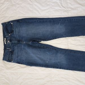 Levi's classic straight denim jeans, vintage style, 90s style, size 10